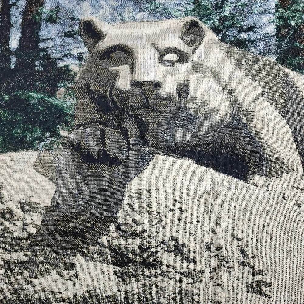 Penn State Nittany Lions Blanket One Size Blue NCAA Football Woven Throw Afghan